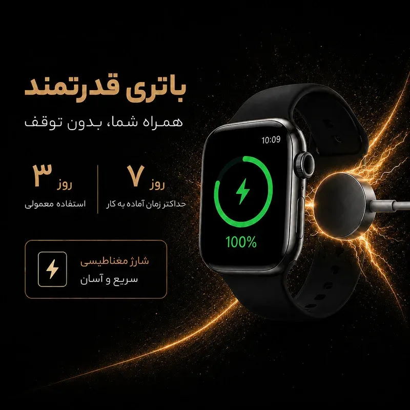 ساعت هوشمند 46 میلی متری مدل KX33 PLUS با بند سیلیکونی، تصویر 3