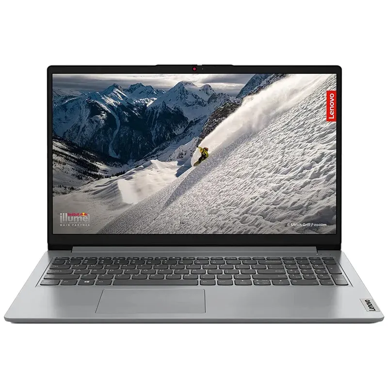 لپ‌تاپ لنوو مدل IdeaPad 1 15IJL7 با پردازنده Celeron N4500، رم DDR4 8GB با فرکانس 2933MHz، حافظه SSD با ظرفیت 256GB، نمایشگر 15.6 اینچ TN با وضوح Full HD، تصویر 2