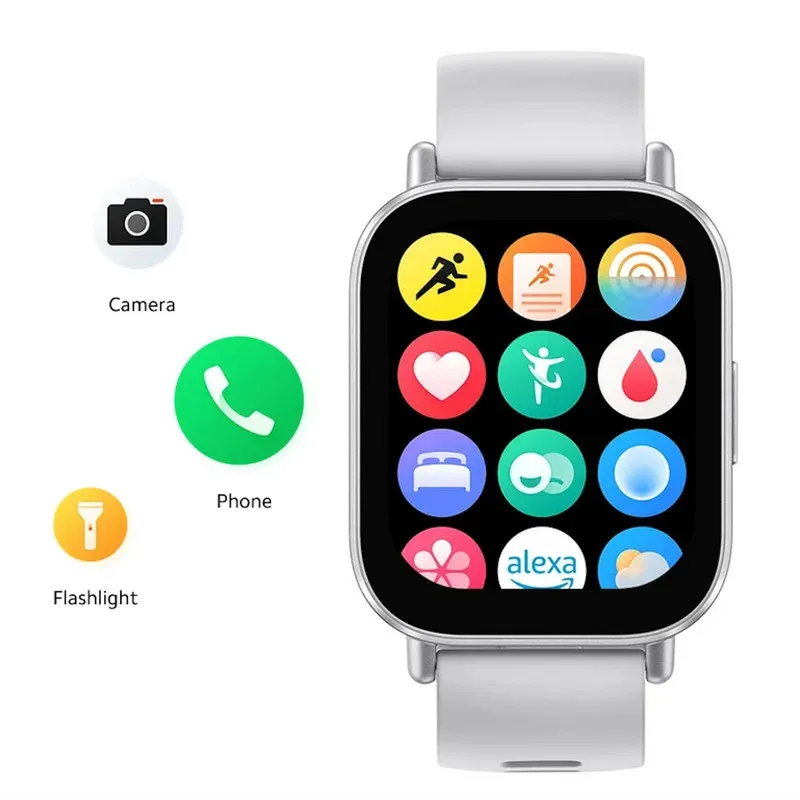 ساعت هوشمند شیائومی مدل Redmi Watch 5 Active - Global دارای قابلیت های قابلیت مکالمه از طریق بلوتوث، قابلیت تغییر طرح ساعت یا تم بند پلاستیک، تصویر 4