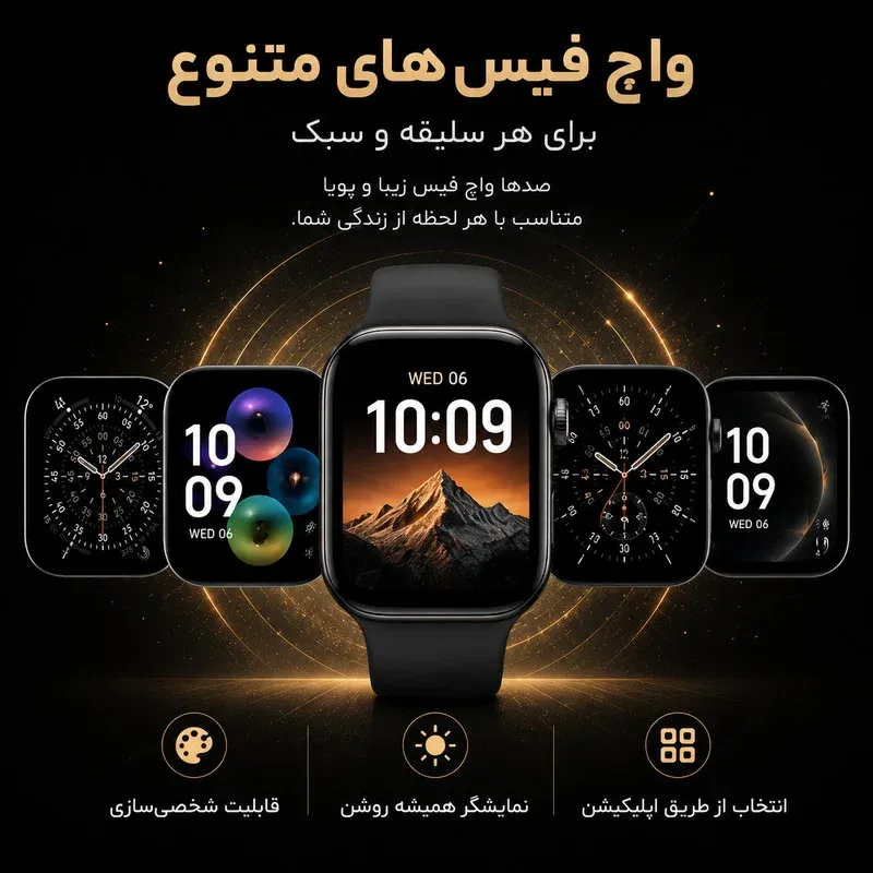 ساعت هوشمند 46 میلی متری مدل KX33 PLUS با بند سیلیکونی، تصویر 4