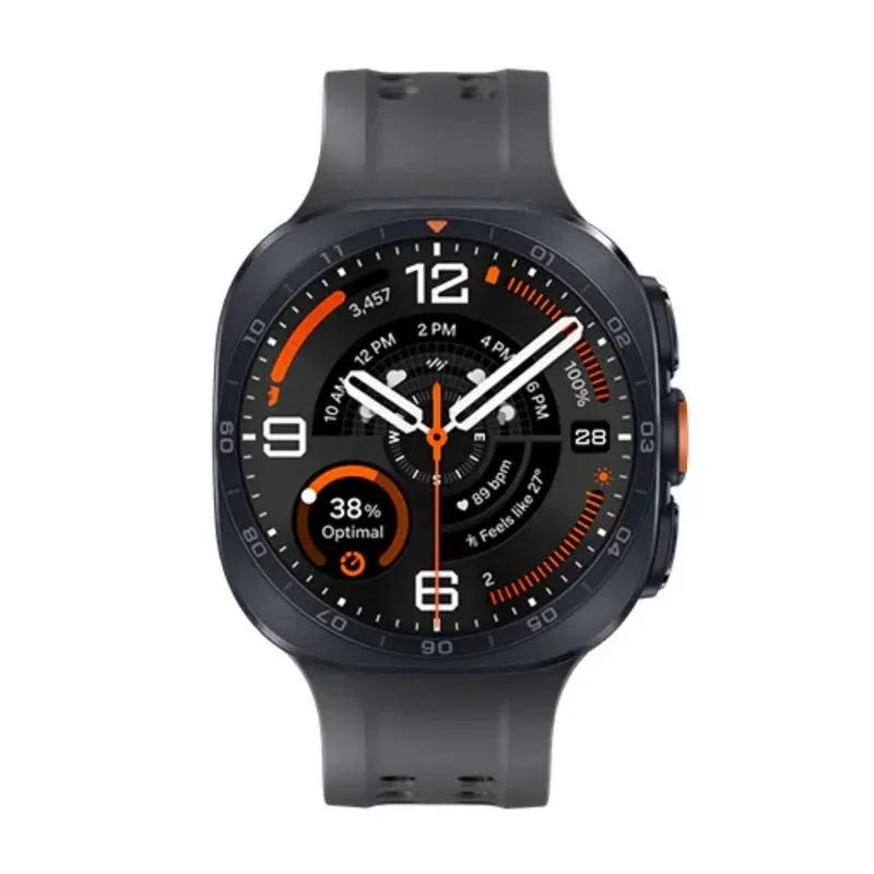 ساعت هوشمند 47 میلی‌متری سامسونگ مدل Galaxy Watch Ultra 2 با بند لاستیکی، سازگار با سیستم عامل Android، به همراه بند لاستیکی اضافی، تصویر 3