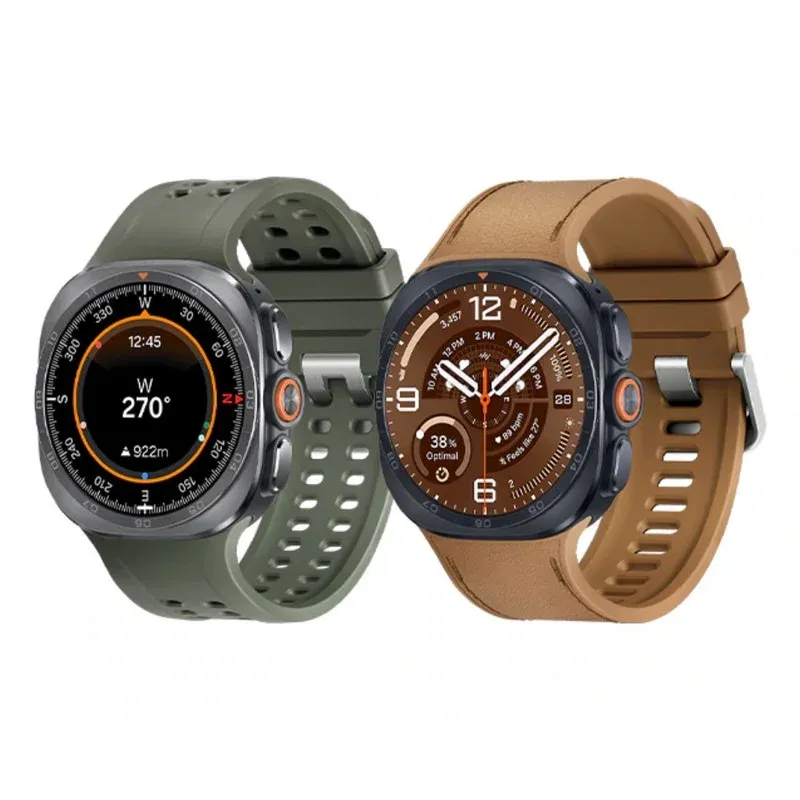 ساعت هوشمند 47 میلی‌متری سامسونگ مدل Galaxy Watch Ultra 2 با بند لاستیکی، سازگار با سیستم عامل Android، به همراه بند لاستیکی اضافی، تصویر 4
