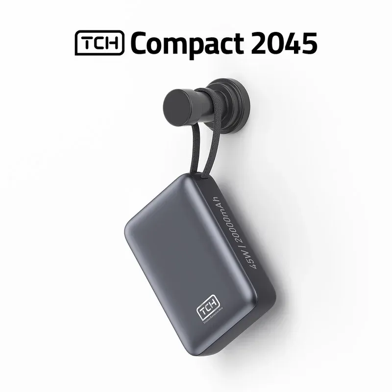 پاوربانک 45 وات تی سی اچ مدل Compact 2045 ظرفیت 20000 میلی‌آمپرساعت، تصویر 2