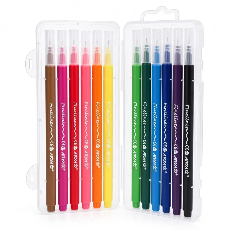 روان نویس 0.7 میلی متری آریا مدل FINE LINER بسته 12 عددی، تصویر 4