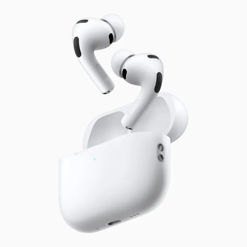 هدفون بلوتوثی اپل مدل AirPods Pro 3 با نویز کنسلینگ فعال، قابلیت پخش صدای محیطی، عمر باتری 10 ساعت، مقاوم در برابر رطوبت و عرق، تصویر 3
