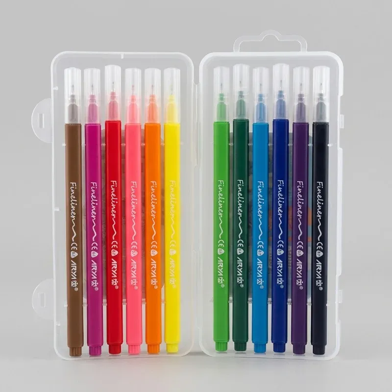 روان نویس 0.7 میلی متری آریا مدل FINE LINER بسته 12 عددی، تصویر 3
